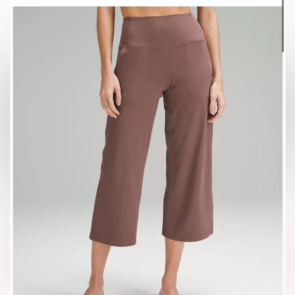 Lululemon Align wide leg crop 23”